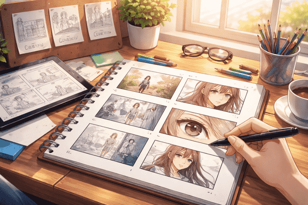 漫剧分镜中的景别是什么意思？