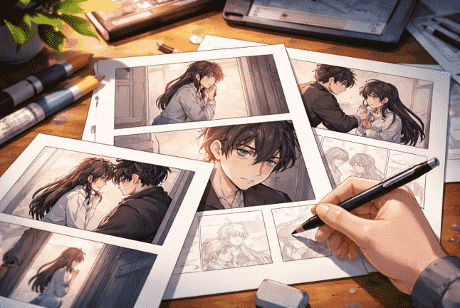 小说改编漫剧时如何设计角色镜头？