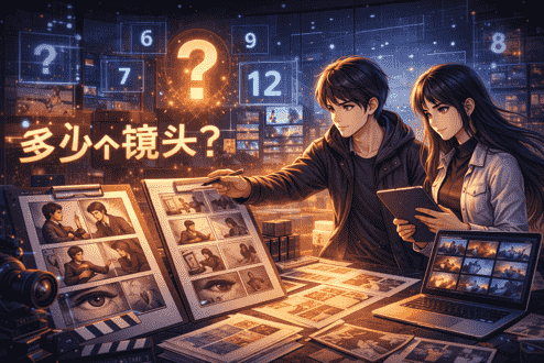 漫剧分镜一般多少个镜头?