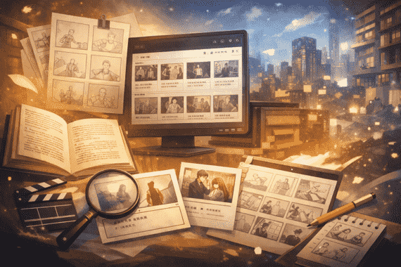 长篇小说如何拆解成漫剧分镜?完整结构解析